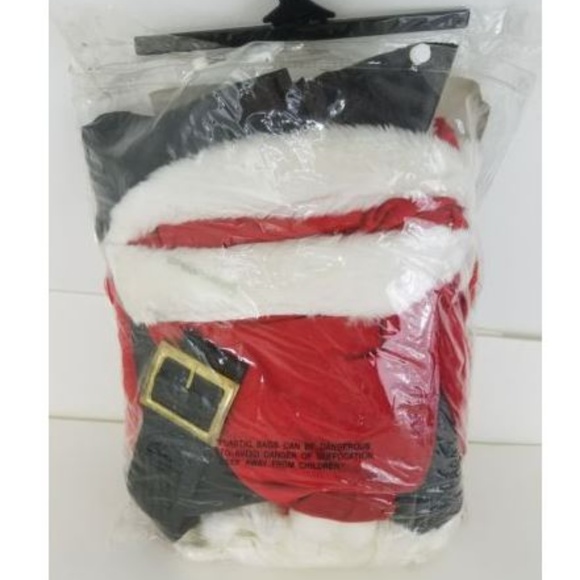 Santa Claus outfit velvet one size LAST ONE - Picture 5 of 8